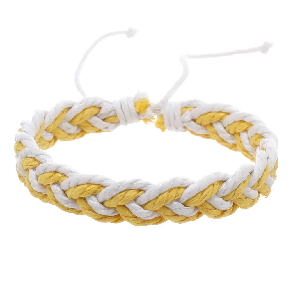 Artisanal Woven Charm Bracelet