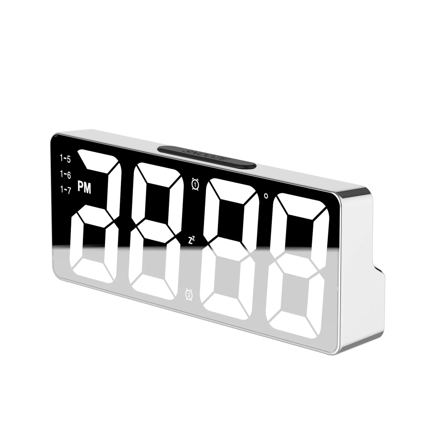BrilloModern: Reloj Despertador Digital Elegante