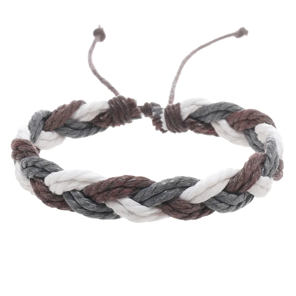 Artisanal Woven Charm Bracelet