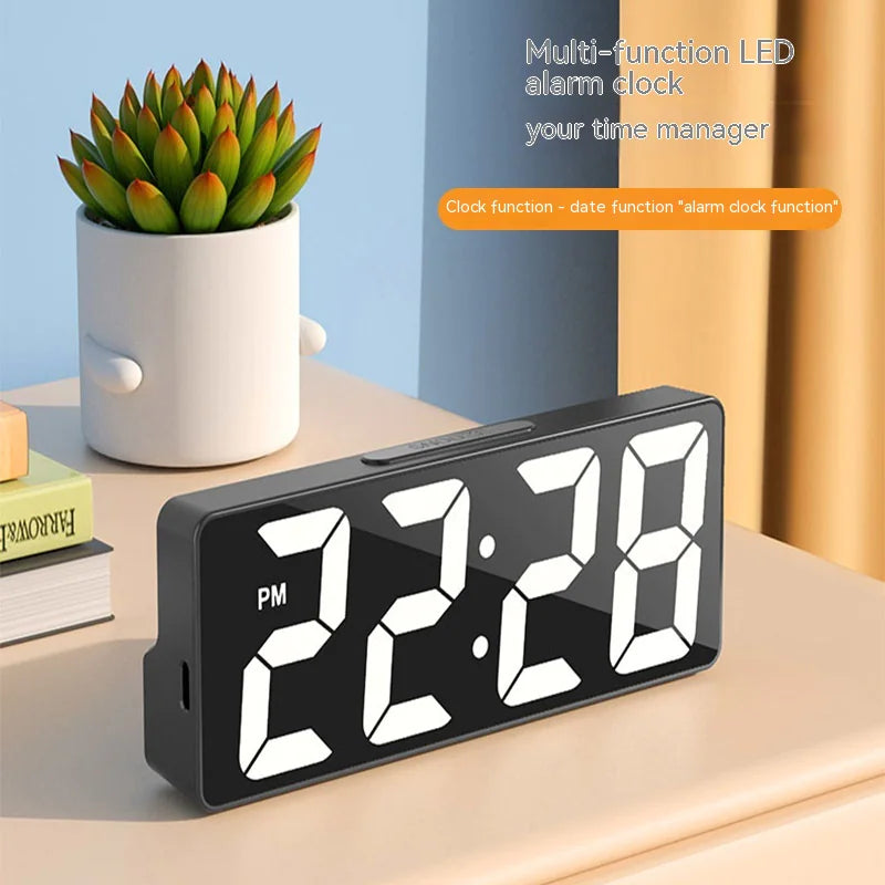 BrilloModern: Reloj Despertador Digital Elegante